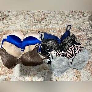 Victoria's Secret Bra Collection - Blue, Brown, Gray